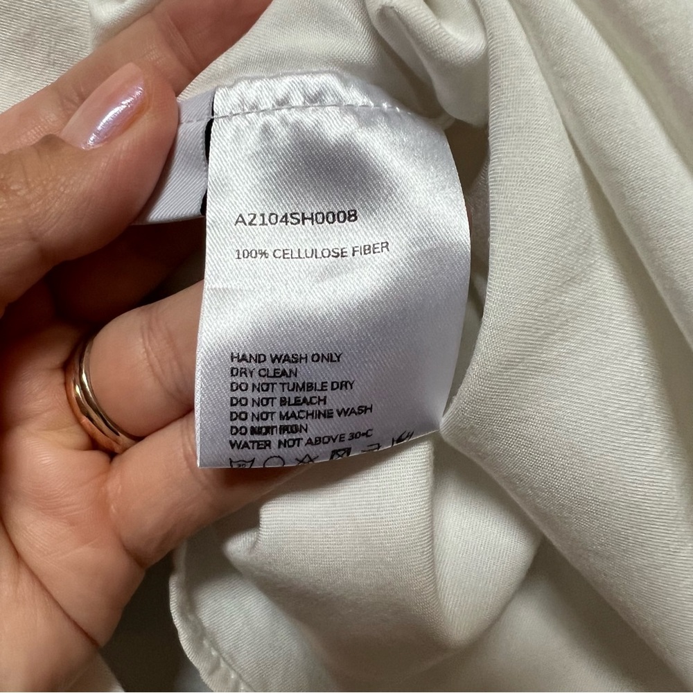 Lattelier White Classic Short Sleeve Shirt - Picture 3 of 6